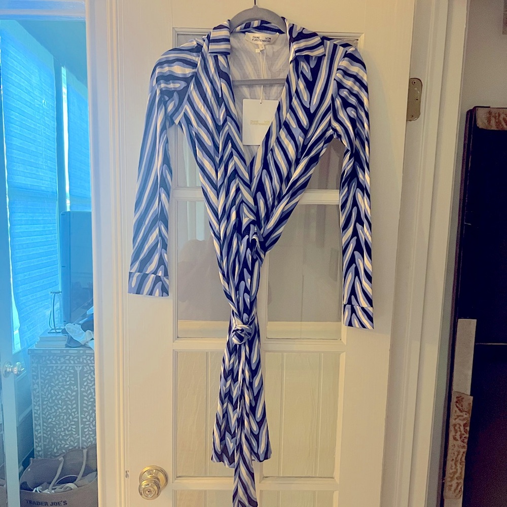 DVF Silk Wrap Dress NWT